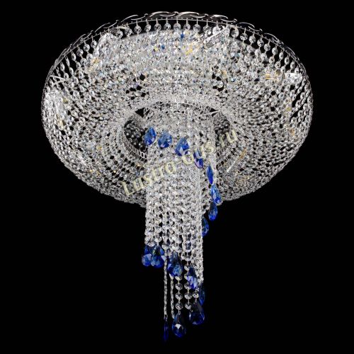 Люстра Диана №1 синяя в Подольске Гусь Хрустальный