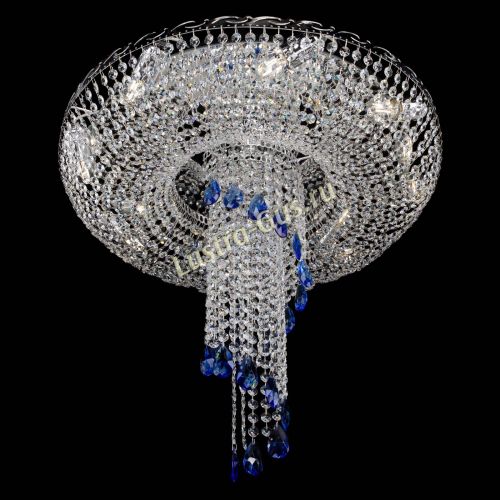 Люстра Диана №1 синяя в Подольске Гусь Хрустальный