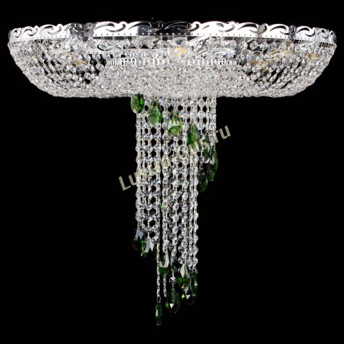 Люстра Диана №1 зеленая в Подольске Гусь Хрустальный