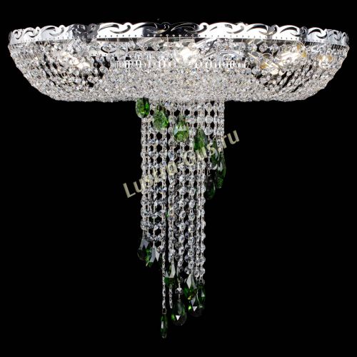 Люстра Диана №1 зеленая в Подольске Гусь Хрустальный