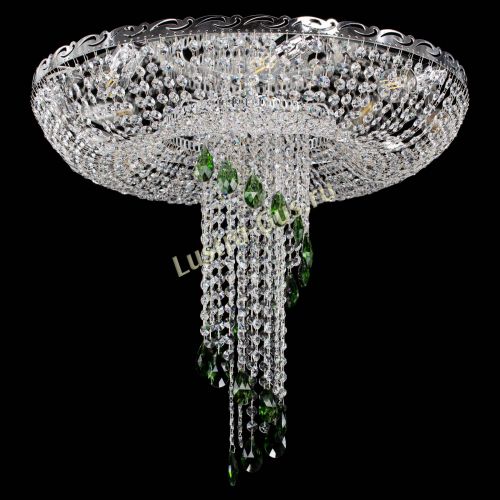 Люстра Диана №1 зеленая в Подольске Гусь Хрустальный