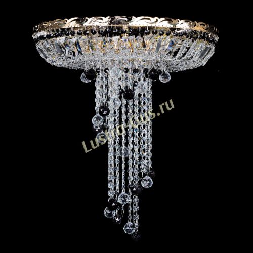 Люстра Диана №6 Шар 30 черная в Подольске Гусь Хрустальный