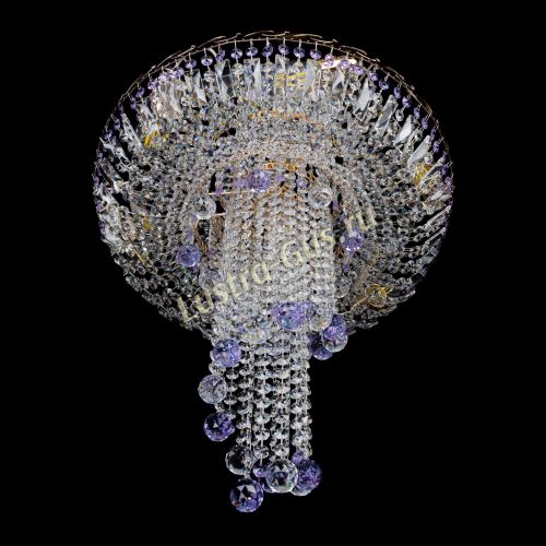 Люстра Диана №6 Шар 30 фиолетовая в Подольске Гусь Хрустальный