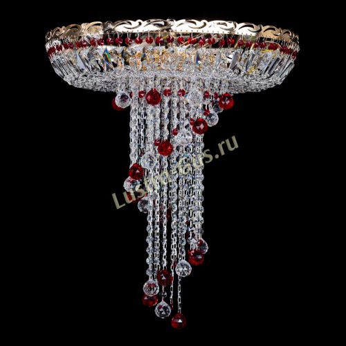 Люстра Диана №6 Шар 30 красная в Подольске Гусь Хрустальный