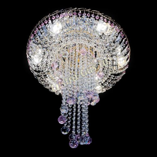 Люстра Диана №6 Шар 30 розовая в Подольске Гусь Хрустальный