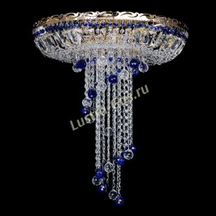  Люстра Диана №6 Шар 30 синяя