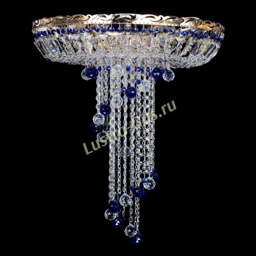 Люстра Диана №6 Шар 30 синяя в Подольске Гусь Хрустальный