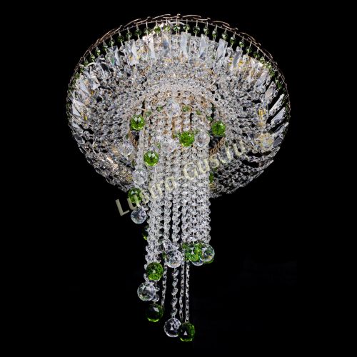 Люстра Диана №6 Шар 30 зеленая в Подольске Гусь Хрустальный