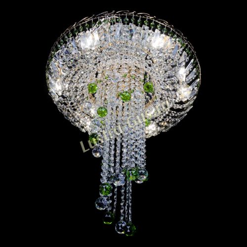 Люстра Диана №6 Шар 30 зеленая в Подольске Гусь Хрустальный