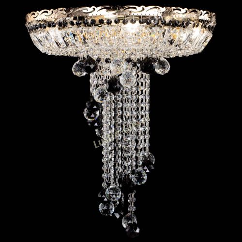 Люстра Диана №6 Шар 40 черная в Подольске Гусь Хрустальный