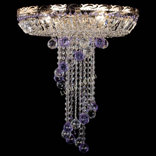Люстра Диана №6 Шар 40 фиолетовая в Подольске Гусь Хрустальный