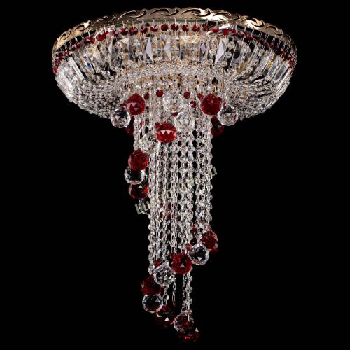 Люстра Диана №6 Шар 40 красная в Подольске Гусь Хрустальный