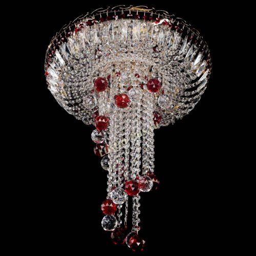 Люстра Диана №6 Шар 40 красная в Подольске Гусь Хрустальный