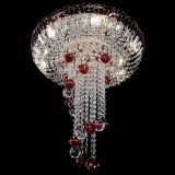 Люстра Диана №6 Шар 40 красная в Подольске Люстра Диана №6 Шар 40 красная в Подольске