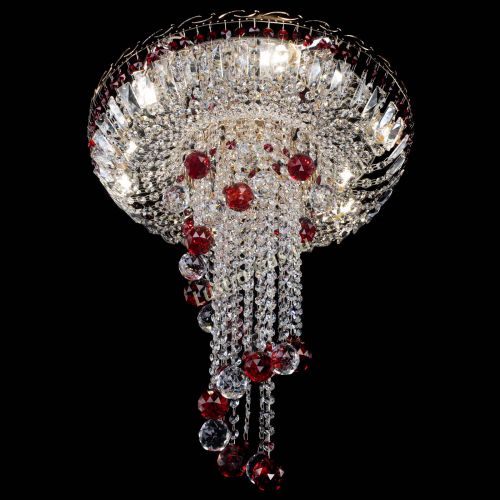 Люстра Диана №6 Шар 40 красная в Подольске Гусь Хрустальный