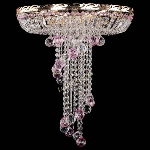 Люстра Диана №6 Шар 40 розовая в Подольске Люстра Диана №6 Шар 40 розовая в Подольске