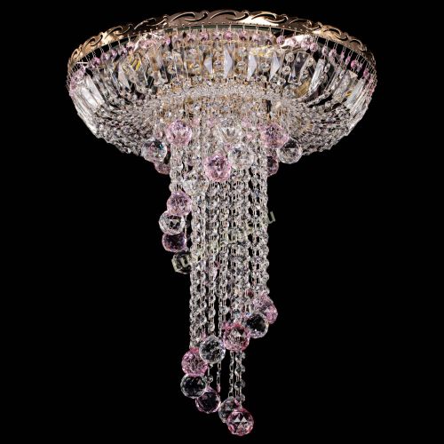 Люстра Диана №6 Шар 40 розовая в Подольске Гусь Хрустальный