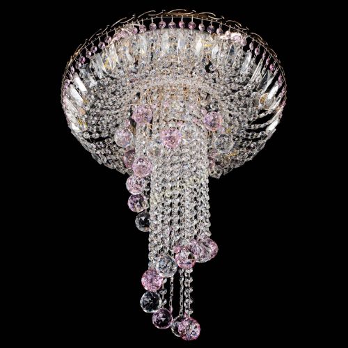 Люстра Диана №6 Шар 40 розовая в Подольске Гусь Хрустальный