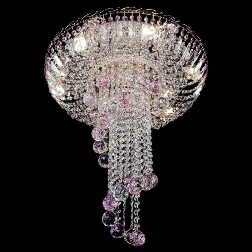 Люстра Диана №6 Шар 40 розовая в Подольске Гусь Хрустальный