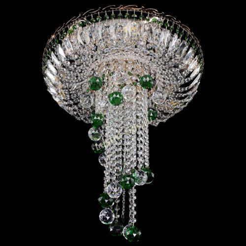 Люстра Диана №6 Шар 40 зеленая в Подольске Гусь Хрустальный