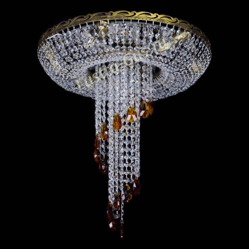 Люстра Диана №6 журавлик чайная под бронзу  в Подольске Гусь Хрустальный