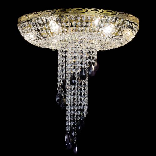 Люстра Диана №6 журавлик черная под бронзу  в Подольске Гусь Хрустальный