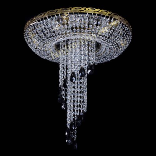 Люстра Диана №6 журавлик черная под бронзу  в Подольске Гусь Хрустальный