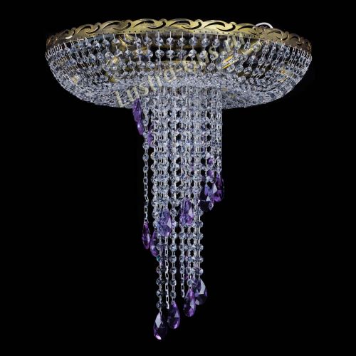 Люстра Диана №6 журавлик фиолетовая под бронзу в Подольске Люстра Диана №6 журавлик фиолетовая под бронзу в Подольске