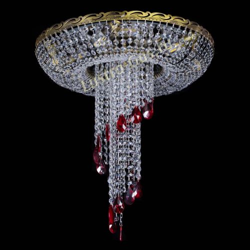 Люстра Диана №6 журавлик красная под бронзу в Подольске Гусь Хрустальный