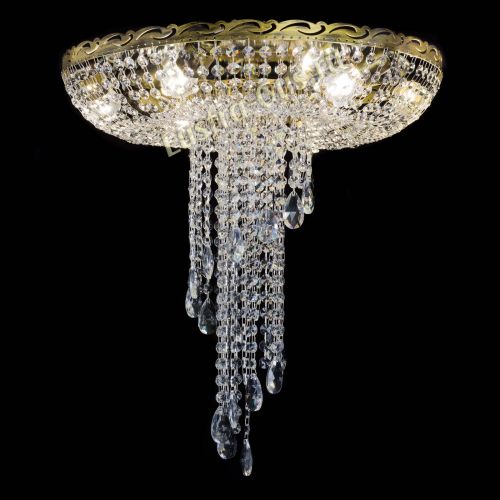 Люстра Диана №6 журавлик под бронзу в Подольске Гусь Хрустальный