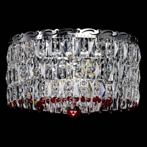 Люстра Диана Пластинка №3 красная в Подольске Люстра Диана Пластинка №3 красная в Подольске