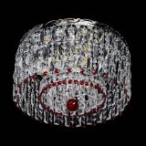 Люстра Диана Пластинка №3 красная в Подольске Люстра Диана Пластинка №3 красная в Подольске