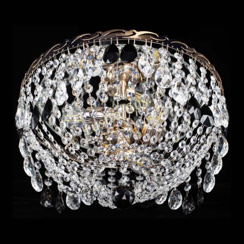 Люстра Диана журавлик черная в Подольске Гусь Хрустальный