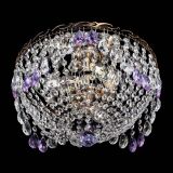 Люстра Диана журавлик фиолетовая в Подольске