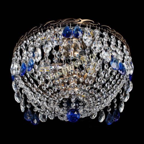 Люстра Диана журавлик синяя в Подольске Гусь Хрустальный