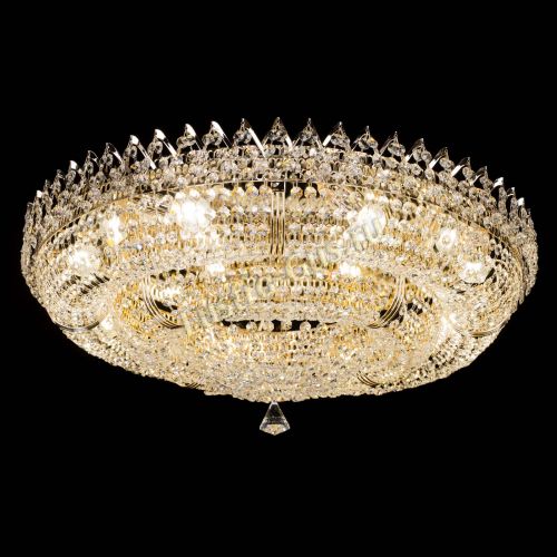 Люстра Двойное Кольцо Корона 700 мм в Подольске Гусь Хрустальный