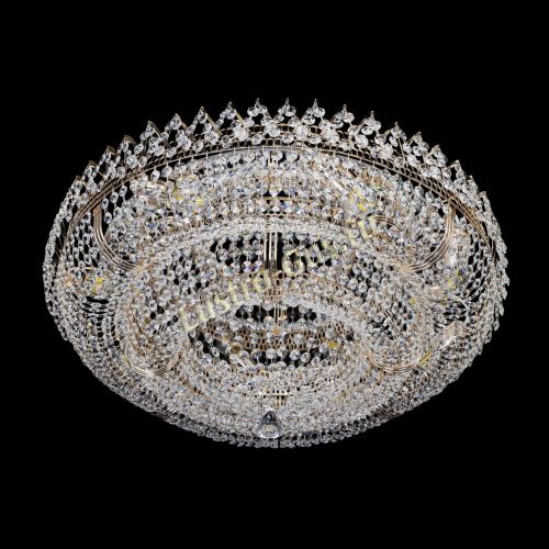 Люстра Двойное Кольцо Корона 700 мм в Подольске Гусь Хрустальный