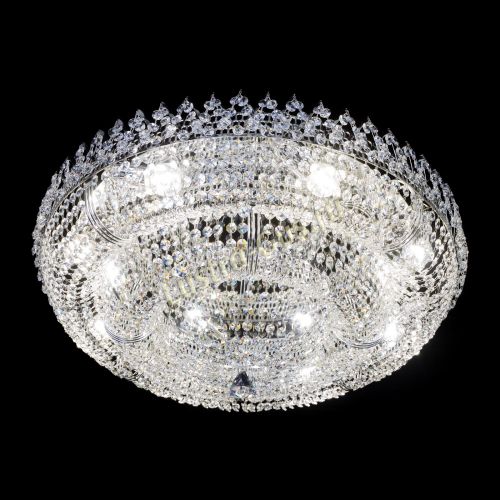 Люстра Двойное Кольцо Корона 700 мм в Подольске Гусь Хрустальный