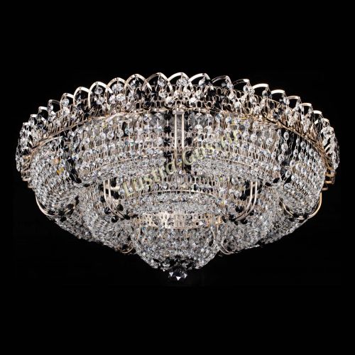 Люстра Двойное Кольцо Классика №6 черная в Подольске Гусь Хрустальный