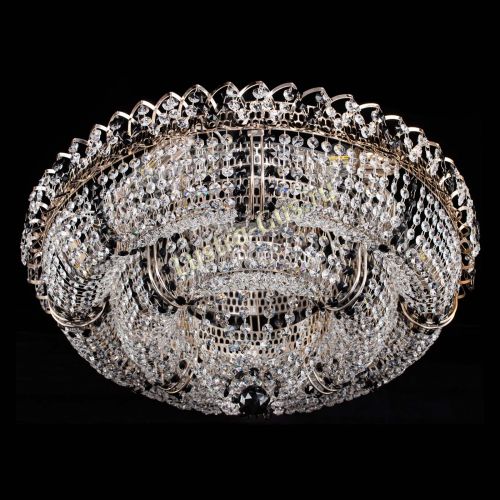 Люстра Двойное Кольцо Классика №6 черная в Подольске Гусь Хрустальный