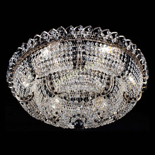 Люстра Двойное Кольцо Классика №6 черная в Подольске Гусь Хрустальный