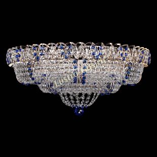  Люстра Двойное Кольцо Классика №6 синяя