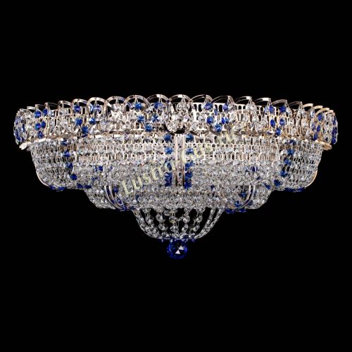 Люстра Двойное Кольцо Классика №6 синяя в Подольске Люстра Двойное Кольцо Классика №6 синяя в Подольске