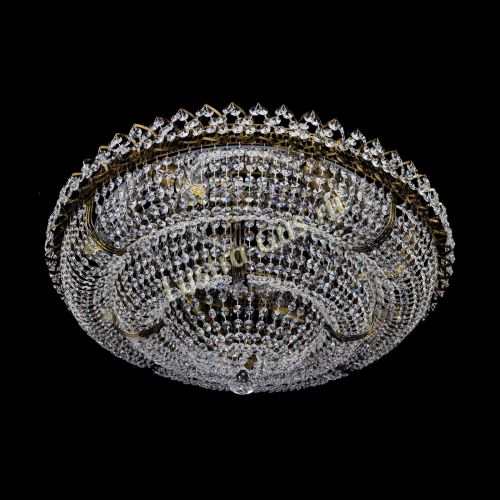 Люстра Двойное Кольцо Классика под бронзу в Подольске Гусь Хрустальный