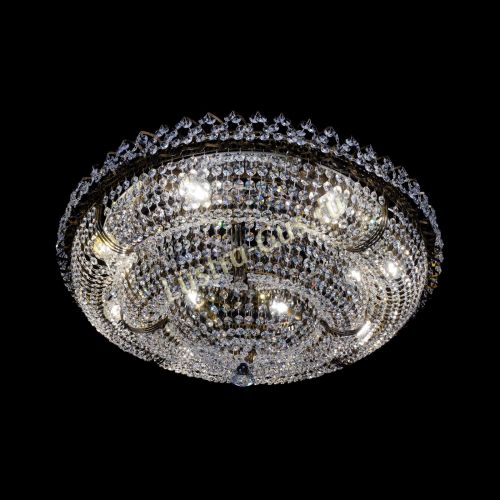 Люстра Двойное Кольцо Классика под бронзу в Подольске Гусь Хрустальный