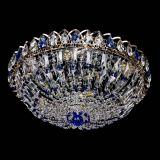 Люстра Двойной Купол синий в Подольске