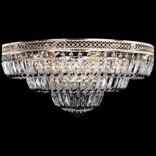 Люстра Двойное Кольцо Венеция черная в Подольске Гусь Хрустальный