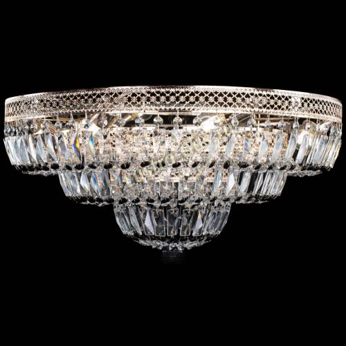 Люстра Двойное Кольцо Венеция черная в Подольске Гусь Хрустальный