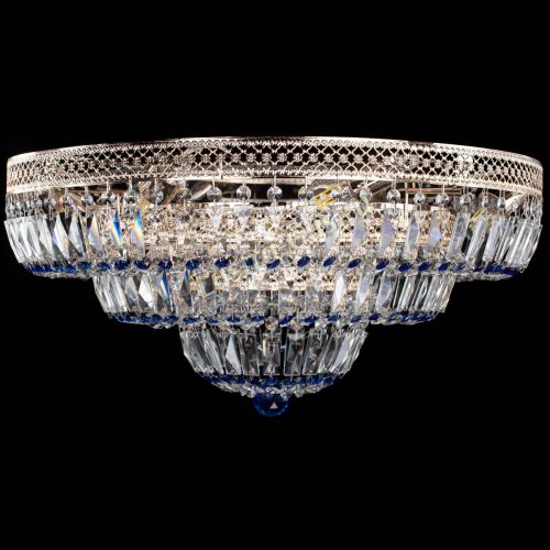 Люстра Двойное Кольцо Венеция синяя в Подольске Люстра Двойное Кольцо Венеция синяя в Подольске