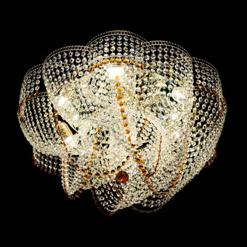 Люстра Есения чайная в Подольске Гусь Хрустальный